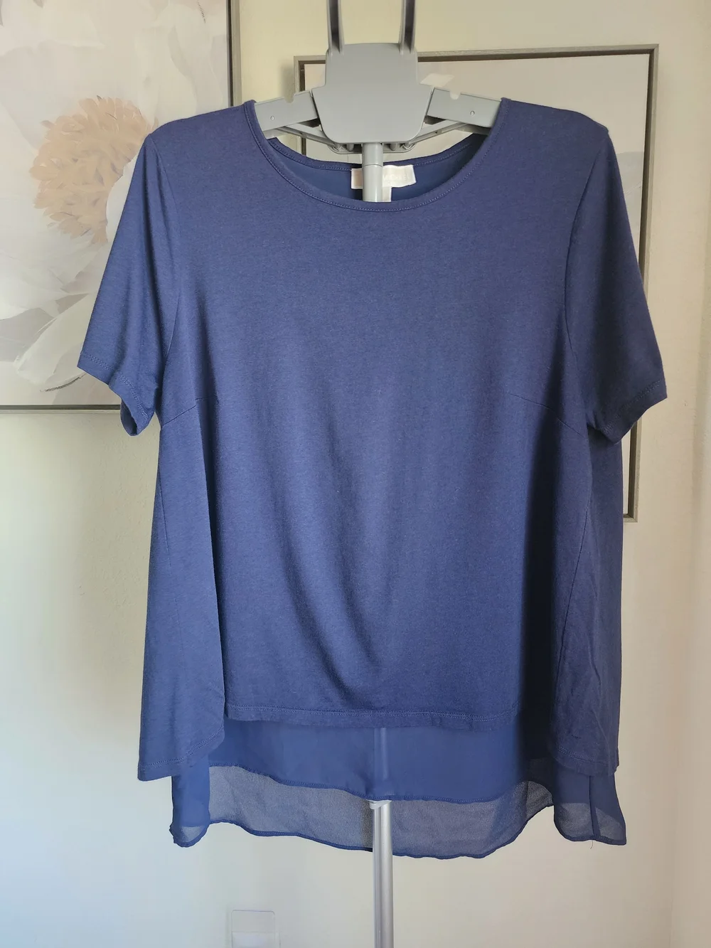 Michael Kors Navy Short Sleeve Crewneck Tee